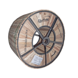 Carrete de 4 km de Fibra Óptica Aérea (ADSS) G.652D, Monomodo de 96 Hilos, Exterior, Span 200, Loose Tube