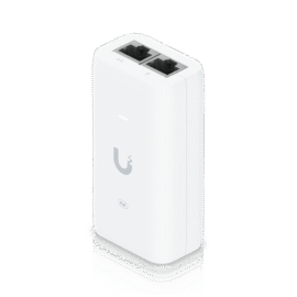 Inyector / Adaptador POE UniFi U-POE (48 VDC, 0.32 A hasta 15W) puerto Gigabit, ideal para equipos UniFi, incluye cable AC