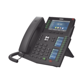 Teléfono IP Empresarial con Estándares Europeos, 20 lineas SIP con pantalla LCD a color, 60 teclas DSS/BLF, puertos Gigabit, IPv6, Opus y conferencia de 3 vías, PoE/DC