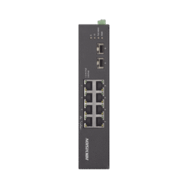 Switch Industrial Gigabit PoE+ / No Administrable / 6 puertos 10/100/1000 Mbps PoE+ (30W) + 2 puertos 10/100/1000 PoE++(60W) / 2 puertos SFP / 110 Watts