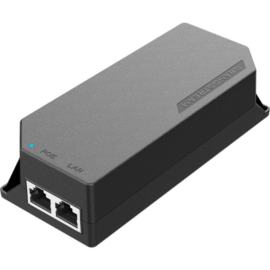 Inyector POE plug-and-play que proporcionan alimentación a los dispositivos PoE+ at/af