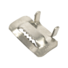 Hebilla para cinta bandit de Acero Inoxidable T, 1/2".