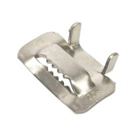 Hebilla para cinta bandit de Acero Inoxidable T, 1/2".