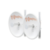 Antena Direccional / 2 ft / 4.9-6.4 GHz / Ganancia 30 dBi / SLANT de 45 ° y 90 ° / Conector N-Hembra / Montaje y jumpers incluidos.