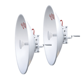 Kit de 2 Antenas Direccionales de alto rendimiento / Diámetro de 60 cm / 5.9-7.2 GHz / Ganancia 30 dBi / SLANT de 45° y 90° / Ideal para 30 km / Conector N-Hembra / Montaje y jumpers incluidos. (No incluye radomo)