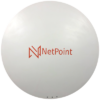Antena de parabola profunda, blindada, con supresión al ruido de 4 ft, 5.9-7.2 GHz, Ganancia 36 dBi con SLANT de 45 ° y 90 °, ideal para hasta 80 km, Conectores N-hembra, montaje con alineación milimétrica.