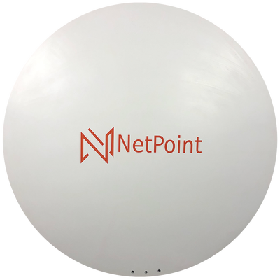 Antena de parabola profunda, blindada, con supresión al ruido de 4 ft, 5.9-7.2 GHz, Ganancia 36 dBi con SLANT de 45 ° y 90 °, ideal para hasta 80 km, Conectores N-hembra, montaje con alineación milimétrica.