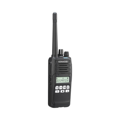 136-174 MHz, DMR-Analógico, Intrínseco, 5 Watts, 260 Canales, 9 Teclas, Roaming, Encriptación, GPS, Inc. antena, batería, cargador y clip