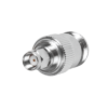 Adaptador en Línea, de Conector SMA Macho Inverso a N Hembra, Níquel/ Oro/ Teflón.