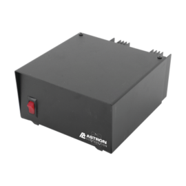 Fuente de poder Astron| Salidas 13.8Vcd, 20A | Lineal Regulada con Circuito Cargador de Baterías.