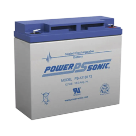 Batería de Respaldo UL de 12V 18AH / Ideal para Sistemas de Detección de Incendio / Control de Acceso / Intrusión / Videovigilancia / Terminales Tipo F2