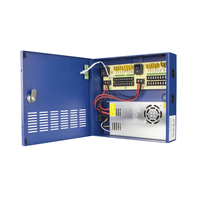Fuente de Poder Profesional HEAVY DUTY @ 30 Amperes / 18 canales / Hasta 1.7 Amperes por Salida / Protección Contra Sobrecargas / Filtro de Ruido por Canal / Aprobaciones: IEC/EN/UL/CSA, 60950 GB4943. XP18DC30HD EPCOM POWERLINE