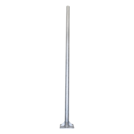 Poste de Acero Galvanizado para Videovigilancia, 3 m de altura.