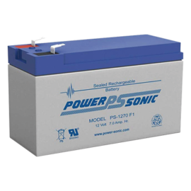 Batería de Respaldo UL de 12V 7AH / Ideal para Sistemas de Detección de Incendio / Control de Acceso / Intrusión / Videovigilancia / Terminales Tipo F1