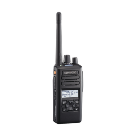 136-174 MHz, 260 Canales, Digital NXDN-DMR-Análogo, GPS, Bluetooth, IP67, 2 Pines, Incluye Batería-Antena-Cargador-Clip.