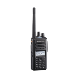 400-520 MHz, 260 Canales, Digital NXDN-DMR-Análogo, GPS, Bluetooth, IP67, 2 Pines, Incluye Batería-Antena-Cargador-Clip.
